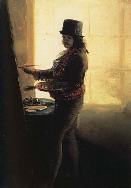 Francisco Goya Self-Portrait in the Studio oil painting image